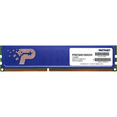 Patriot Memory Patriot Signature Ddr3 8Gb Cl11 Pc3-12800 (1600Mhz) Dimm PSD38G16002H